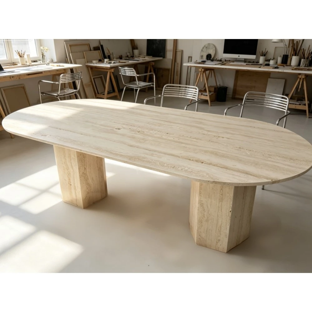 travertine dining table travertine dining table